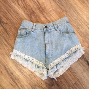 Vintage cheeky cut offs